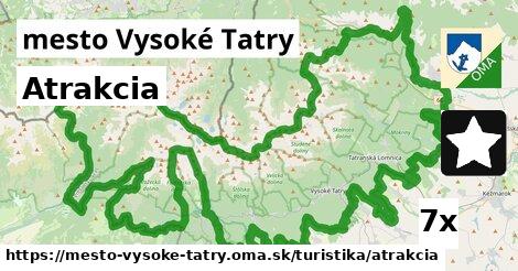 Atrakcia, mesto Vysoké Tatry