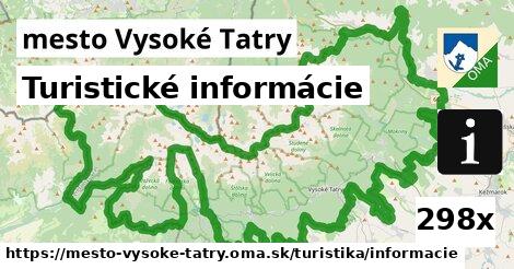 Turistické informácie, mesto Vysoké Tatry