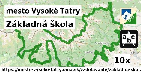 Základná škola, mesto Vysoké Tatry