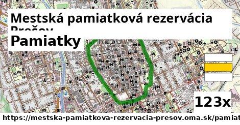 pamiatky v Mestská pamiatková rezervácia Prešov