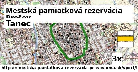 Tanec, Mestská pamiatková rezervácia Prešov