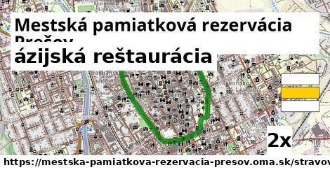 ázijská reštaurácia, Mestská pamiatková rezervácia Prešov