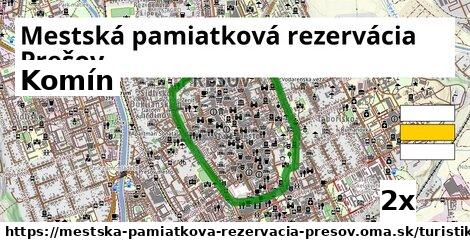 Komín, Mestská pamiatková rezervácia Prešov