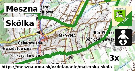 Skôlka, Meszna