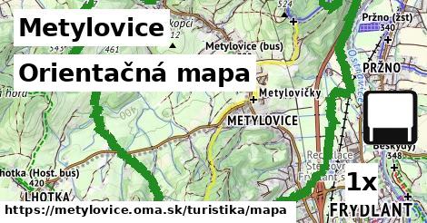 Orientačná mapa, Metylovice