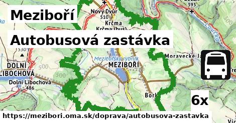 Autobusová zastávka, Meziboří