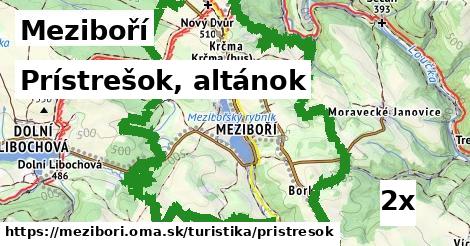 Prístrešok, altánok, Meziboří