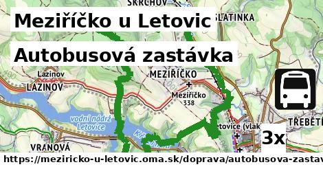 Autobusová zastávka, Meziříčko u Letovic