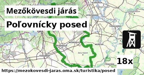 Poľovnícky posed, Mezőkövesdi járás