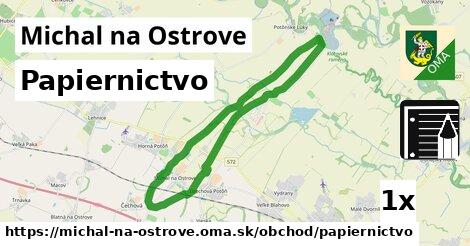 Papiernictvo, Michal na Ostrove