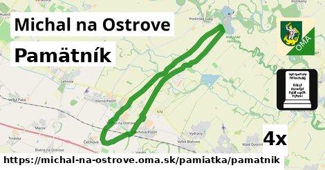 Pamätník, Michal na Ostrove