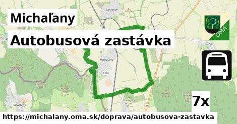 Autobusová zastávka, Michaľany