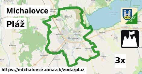 Pláž, Michalovce