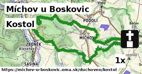 kostol v Míchov u Boskovic