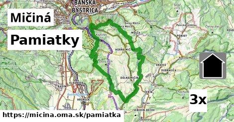 pamiatky v Mičiná