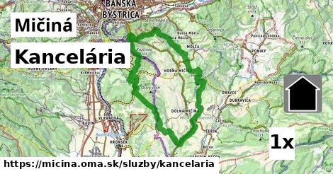 Kancelária, Mičiná