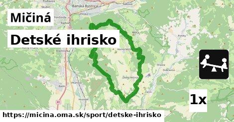 Detské ihrisko, Mičiná