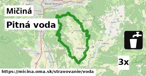 Pitná voda, Mičiná