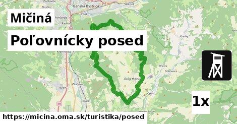 Poľovnícky posed, Mičiná