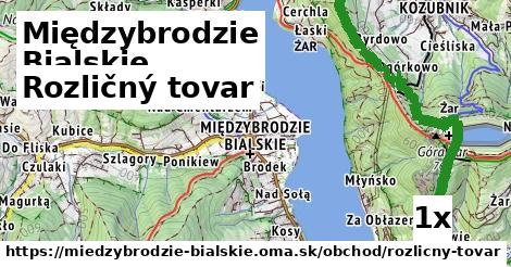 rozličný tovar v Międzybrodzie Bialskie