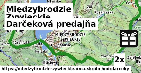 darčeková predajňa v Międzybrodzie Żywieckie