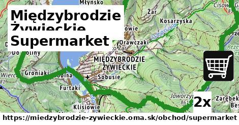 supermarket v Międzybrodzie Żywieckie