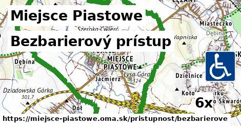 bezbarierový prístup v Miejsce Piastowe