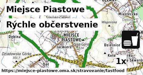 rýchle občerstvenie v Miejsce Piastowe