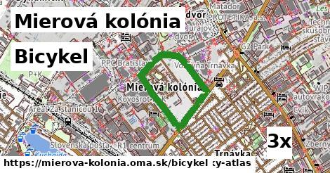 bicykel v Mierová kolónia