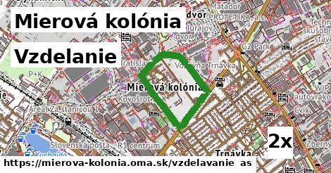 vzdelanie v Mierová kolónia