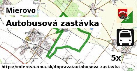 Autobusová zastávka, Mierovo