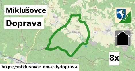 doprava v Miklušovce