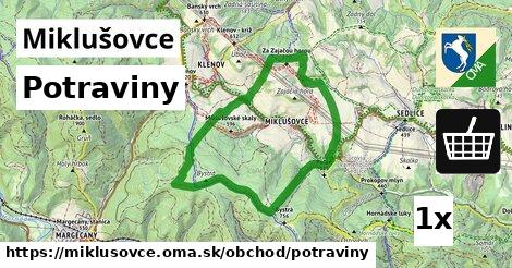 Potraviny, Miklušovce