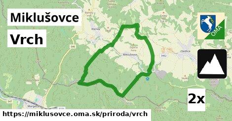 Vrch, Miklušovce