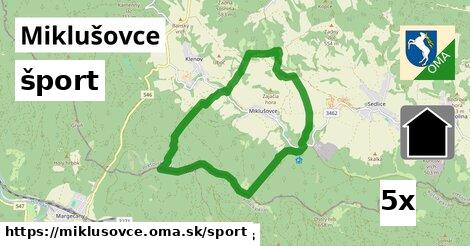 šport v Miklušovce