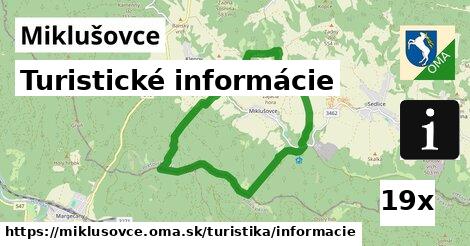 Turistické informácie, Miklušovce