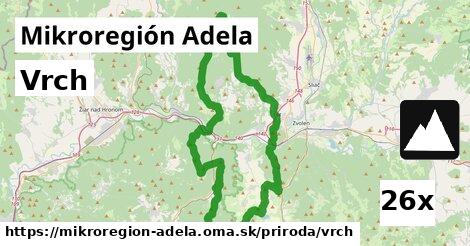 Vrch, Mikroregión Adela