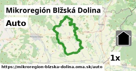 auto v Mikroregión Blžská Dolina