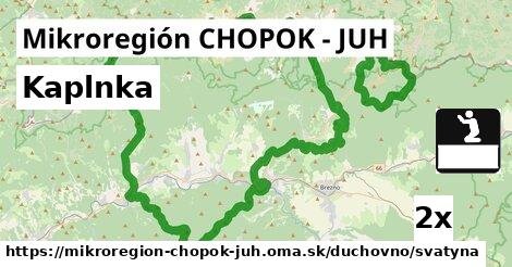 Kaplnka, Mikroregión CHOPOK - JUH