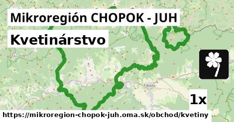 Kvetinárstvo, Mikroregión CHOPOK - JUH