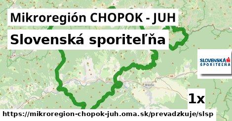 Slovenská sporiteľňa, Mikroregión CHOPOK - JUH