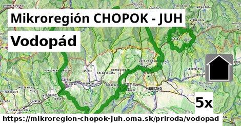 vodopád v Mikroregión CHOPOK - JUH