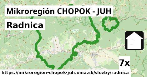 radnica v Mikroregión CHOPOK - JUH