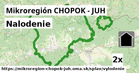 nalodenie v Mikroregión CHOPOK - JUH