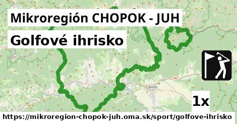 Golfové ihrisko, Mikroregión CHOPOK - JUH