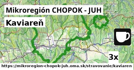 kaviareň v Mikroregión CHOPOK - JUH