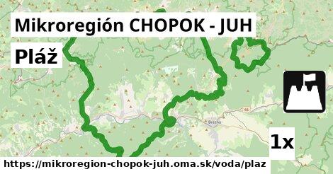 Pláž, Mikroregión CHOPOK - JUH