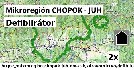 Defiblirátor, Mikroregión CHOPOK - JUH