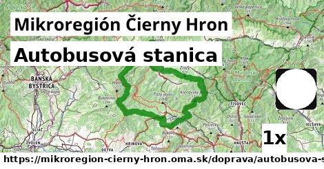 Autobusová stanica, Mikroregión Čierny Hron