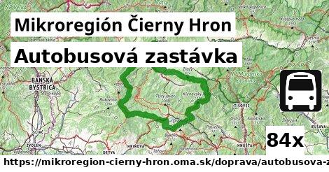 Autobusová zastávka, Mikroregión Čierny Hron